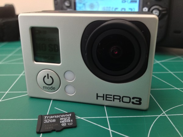 GoPro Hero 3 Black with microSDHC Card